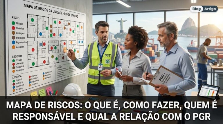Mapa de riscos: o que é, como fazer, quem é responsável e qual a relação com o PGR